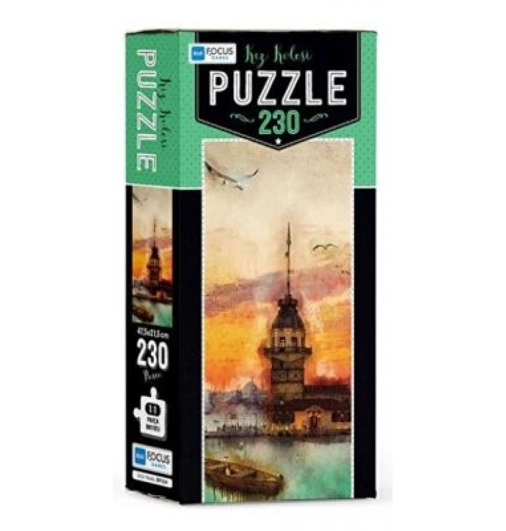 Kız Kulesi Puzzle 230 Parça Mavi Lale