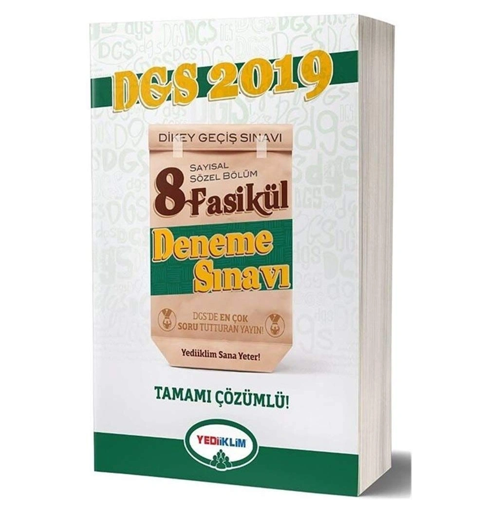 Dgs Sayısal-Sözel 8 Deneme Sınavı   Y İklim