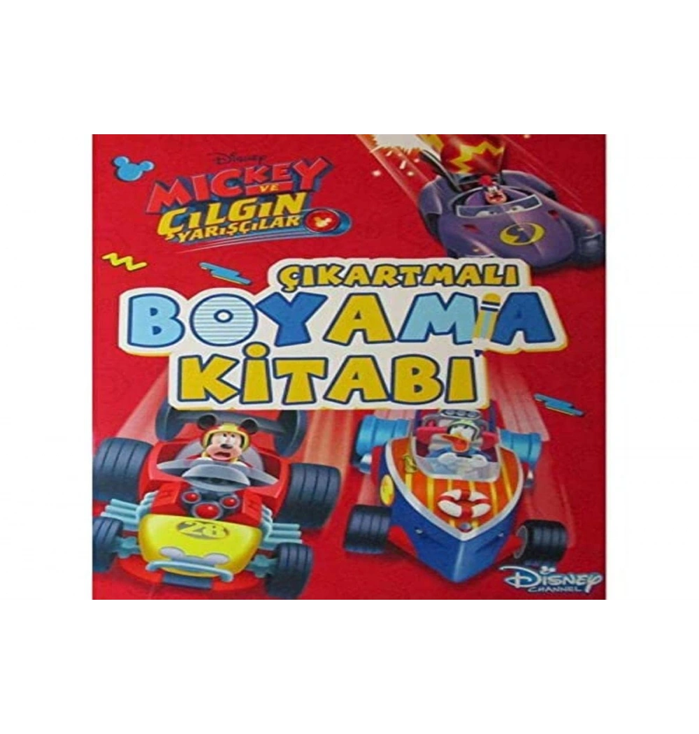 Mickey Roadster Çıkartmalı Boyama  Doğan Egmont