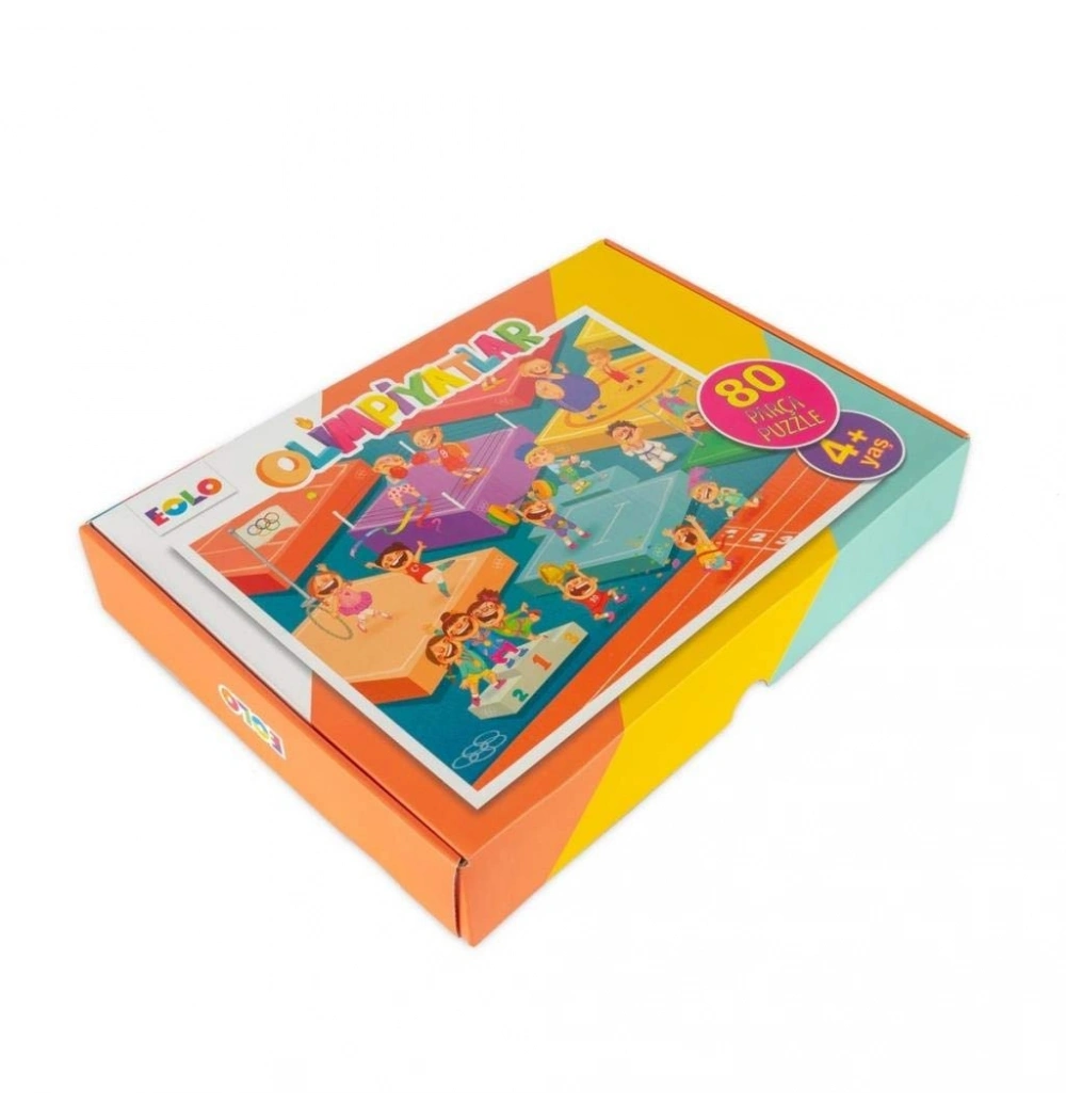 Eolo Kutulu 80 Parça Puzzle Oli̇Mpi̇Yatlar