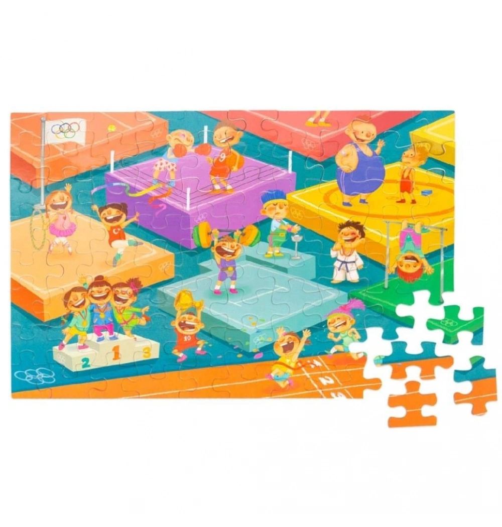 Eolo Kutulu 80 Parça Puzzle Oli̇Mpi̇Yatlar