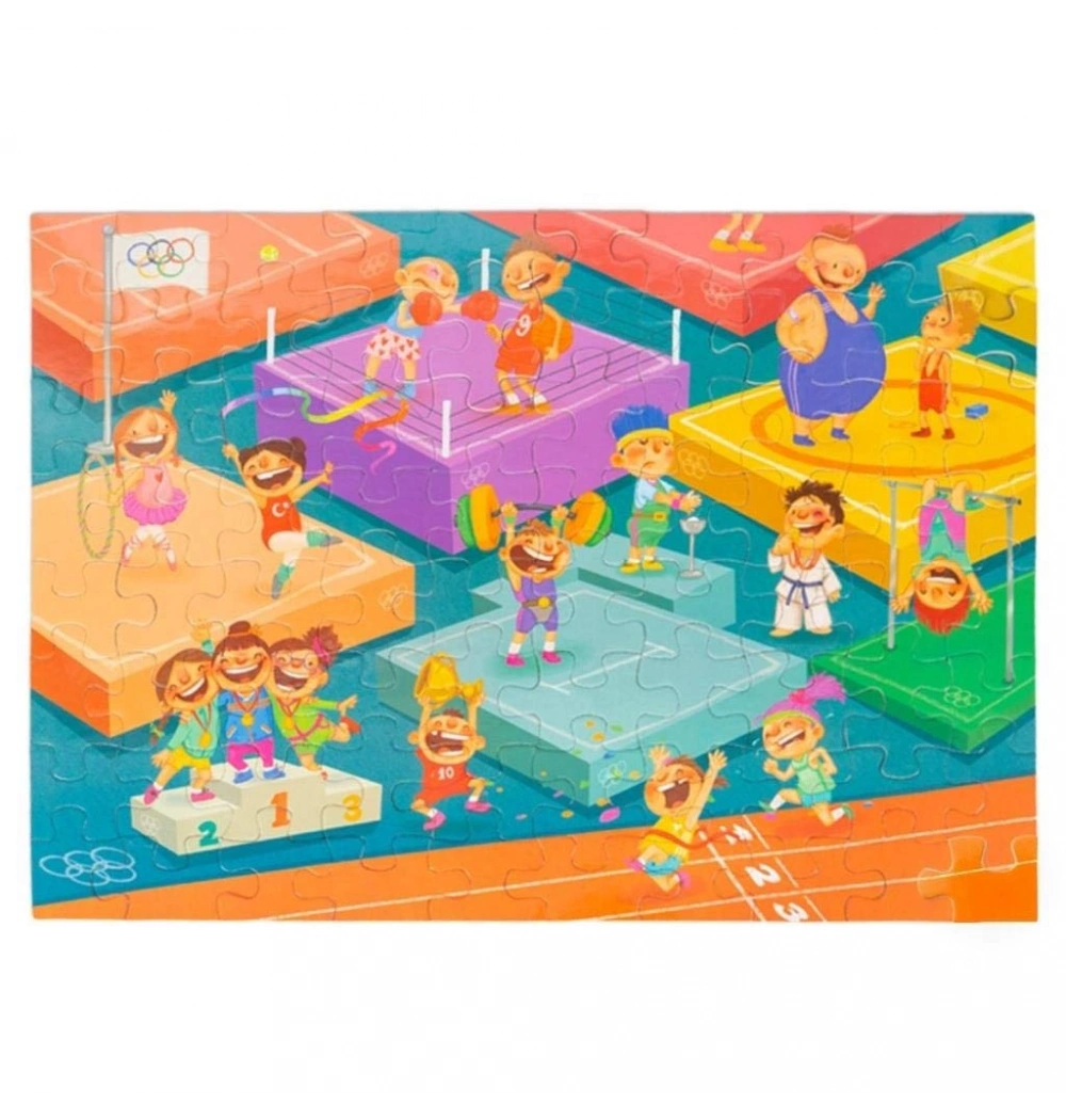 Eolo Kutulu 80 Parça Puzzle Oli̇Mpi̇Yatlar