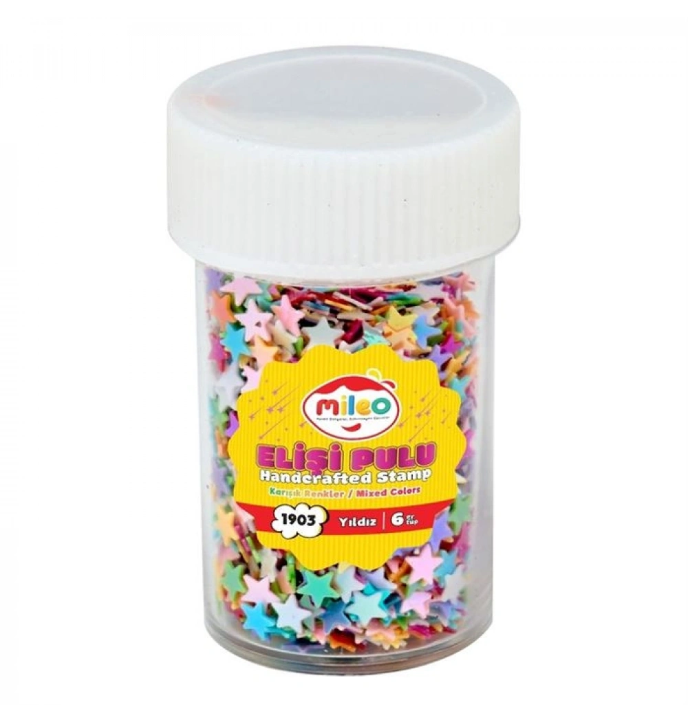 MAS MİLEO 1903 ELİŞİ PULU KARIŞIK RENKLER 6 GR TÜP YILDIZ