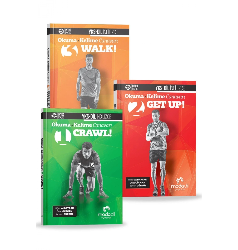 Modadil Yks Dil İngilizce Get Up Crawl Walk 3 Lü Set