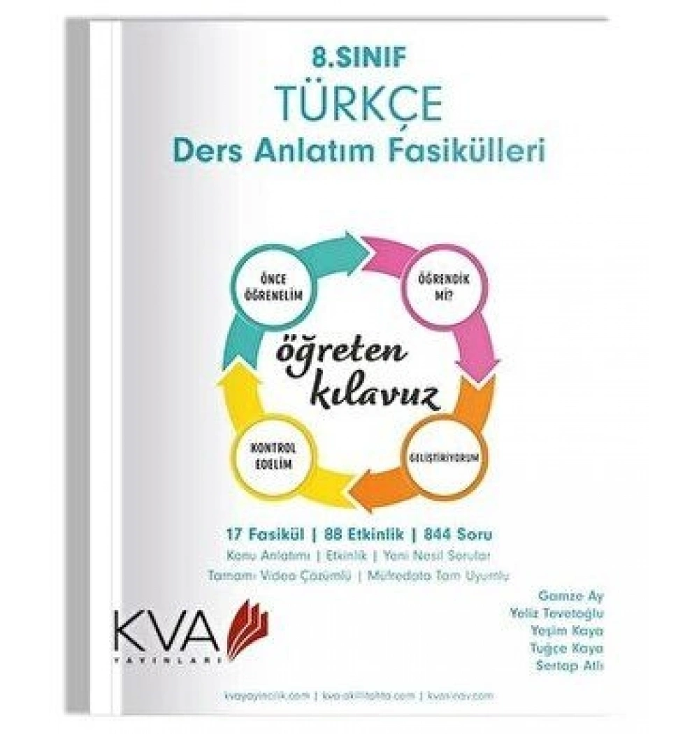 Kva 8.Sınıf Türkçe Ders Anlatım Fasikülleri