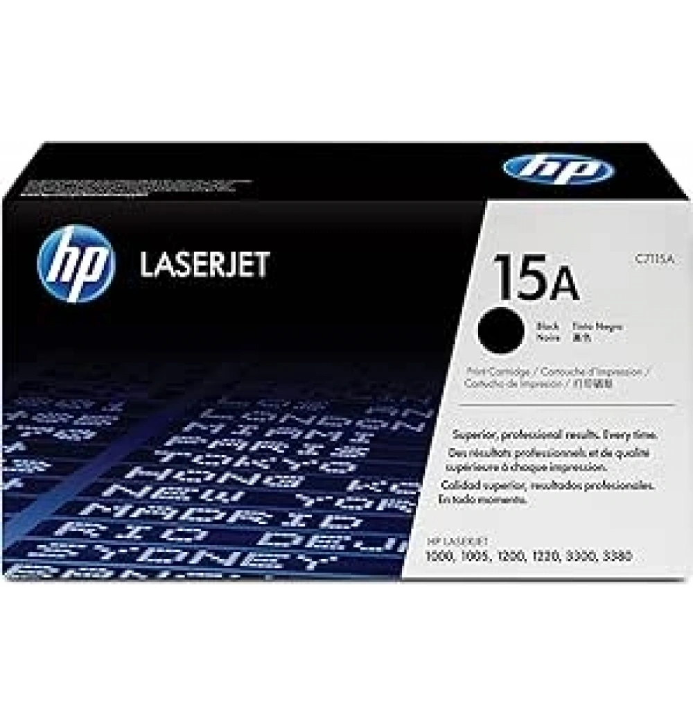 Hp C7115A Mono Laser Toner 2.500 Sayfa Siyah No:15A