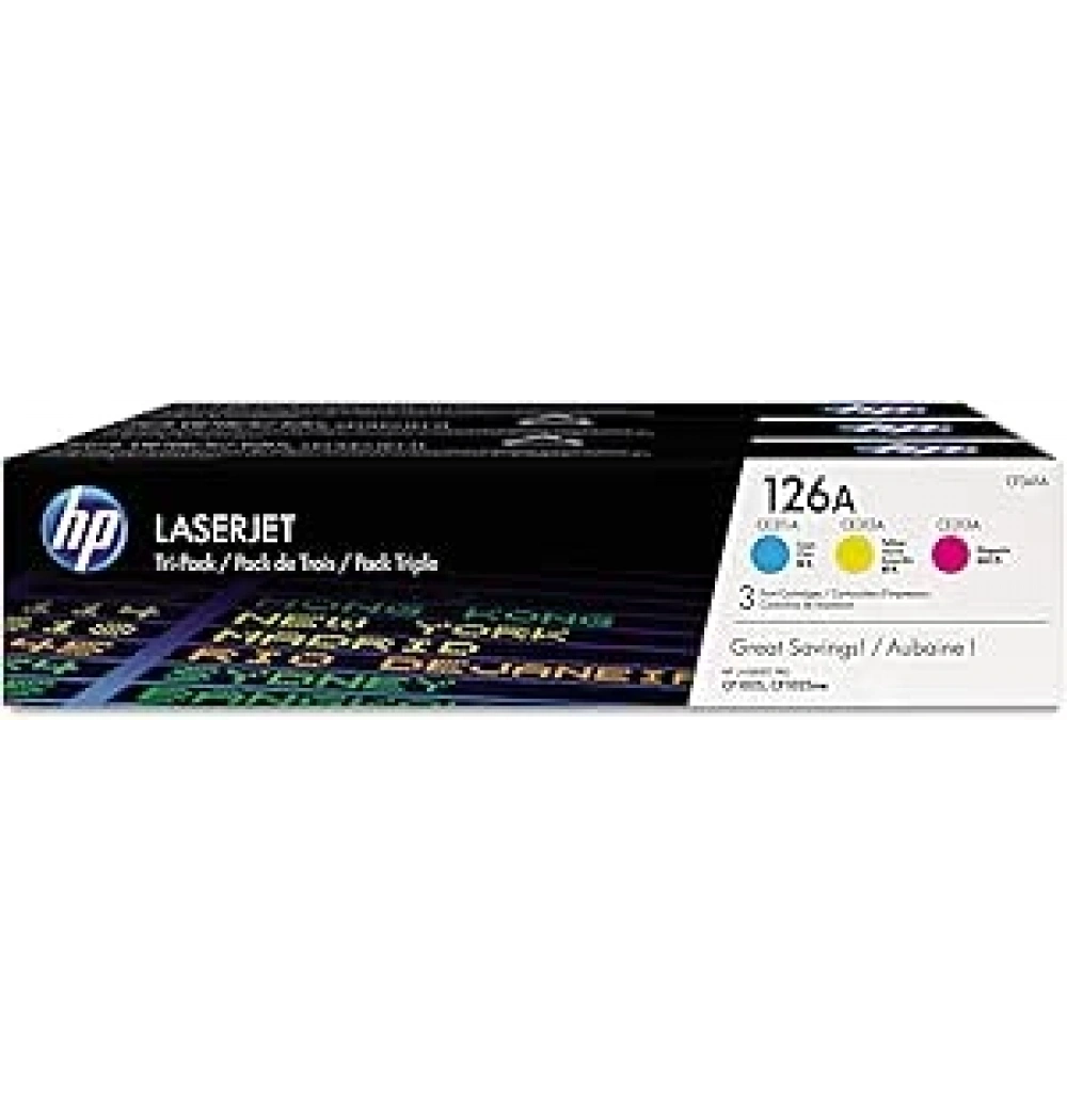 HP CF341A COLOR LASER TONER CE311A+CE312A+CE313A 3 LÜ SET MAVİ+SARI+KIRMIZI NO:126A