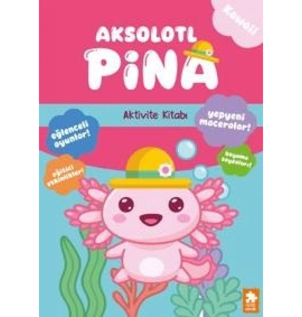 Kawaii Aksolotl Pina Aktivite Kitabı Eksikparça