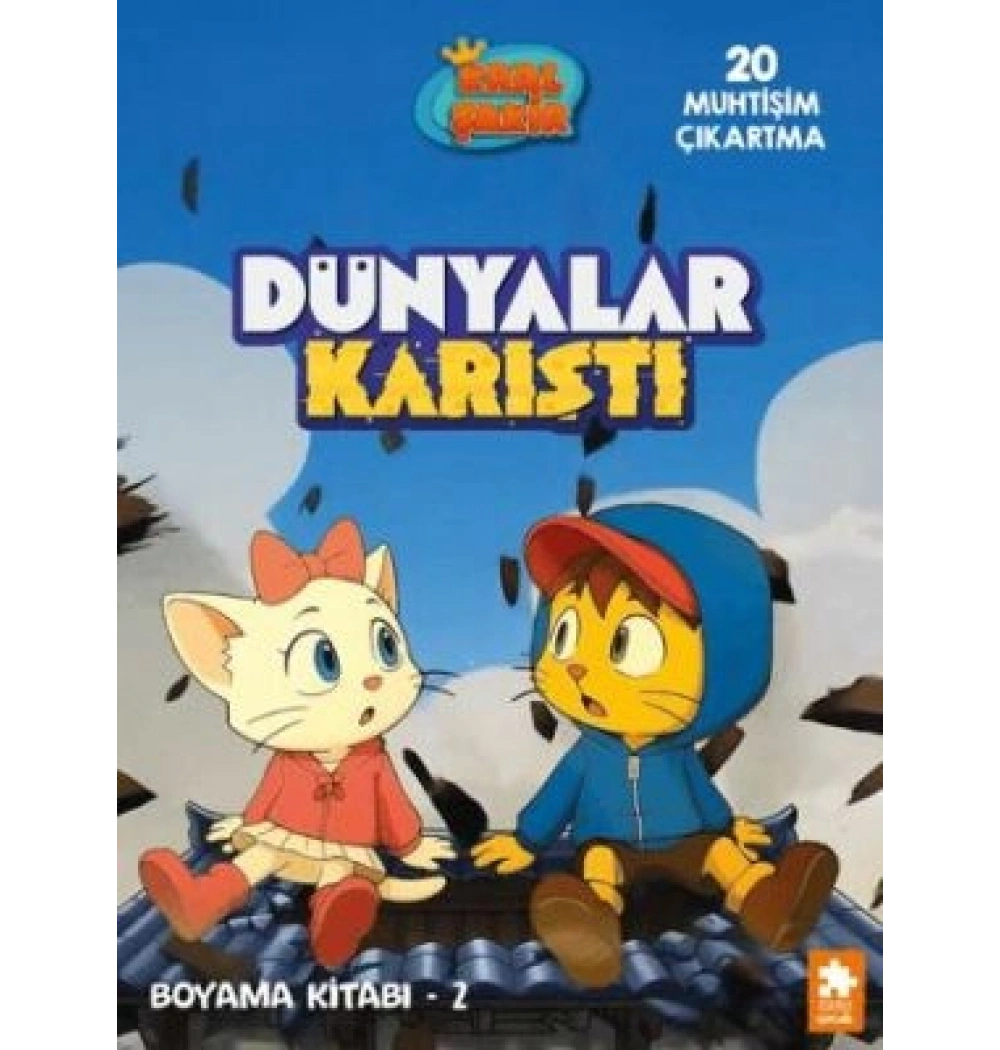 Kral Şakir Dünyalar Karşıtı Boyama Kitabı 2 Eksikparça