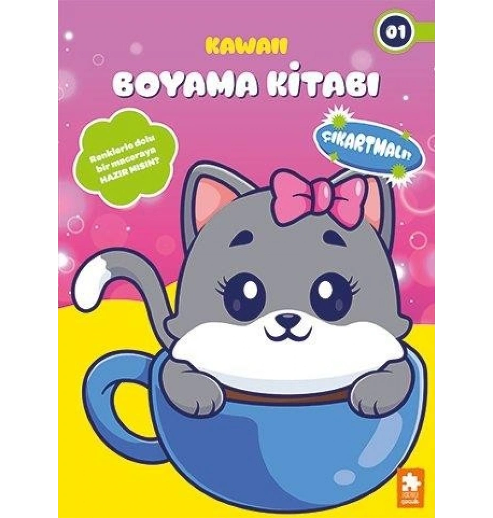 Kawaii Boyama Kitabı 01 Eksikparça
