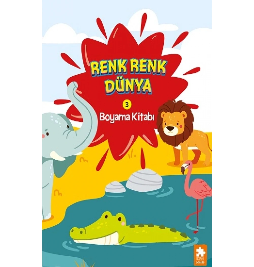 Renk Renk Dünya 3 Boyama Kitabı Eksik Parça