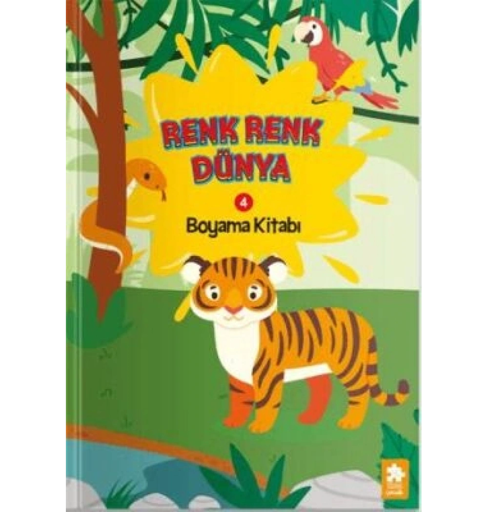 Renk Renk Dünya 4 Boyama Kitabı Eksik Parça