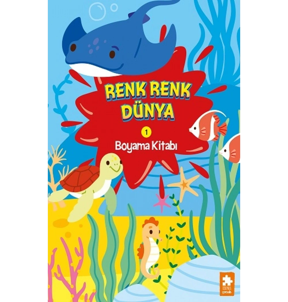 Renk Renk Dünya1 Boyama Kitabı Eksik Parça