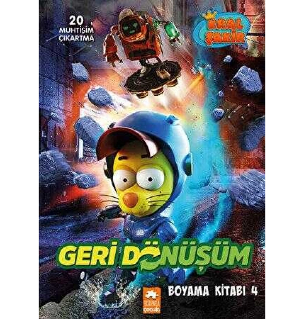 Kral Şakir Geri Dönüşüm Boyama Kitabı 4 Eksikparça