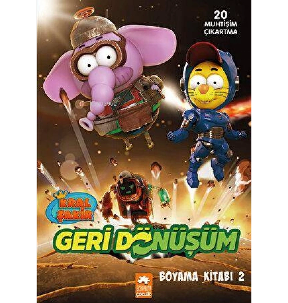 Kral Şakir Geri Dönüşüm Boyama Kitabı 2 Eksikparça