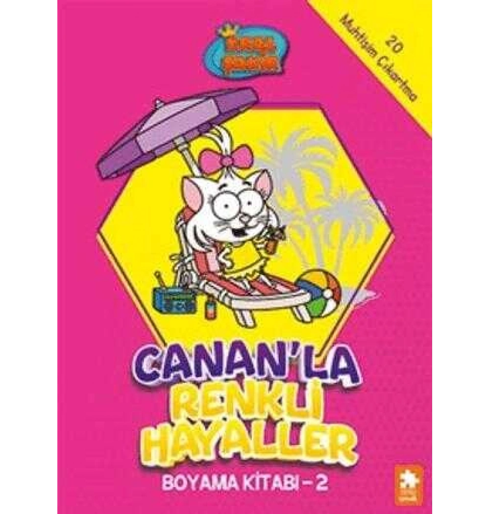 Kral Şakir Cananla Renkli Hayaller Boyama 2 Eksikparça