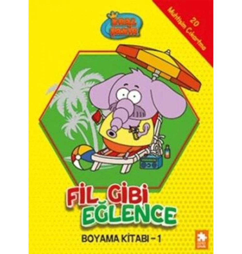 Kral Şakir Fil Gibi Eğlence Boyama 1 Eksikparça