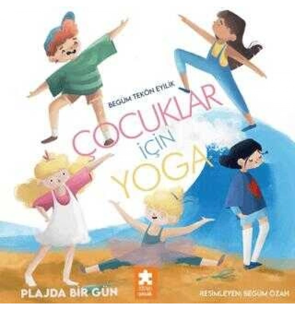 Çocuklar İçin yoga Plajda Birgün Eksikparça