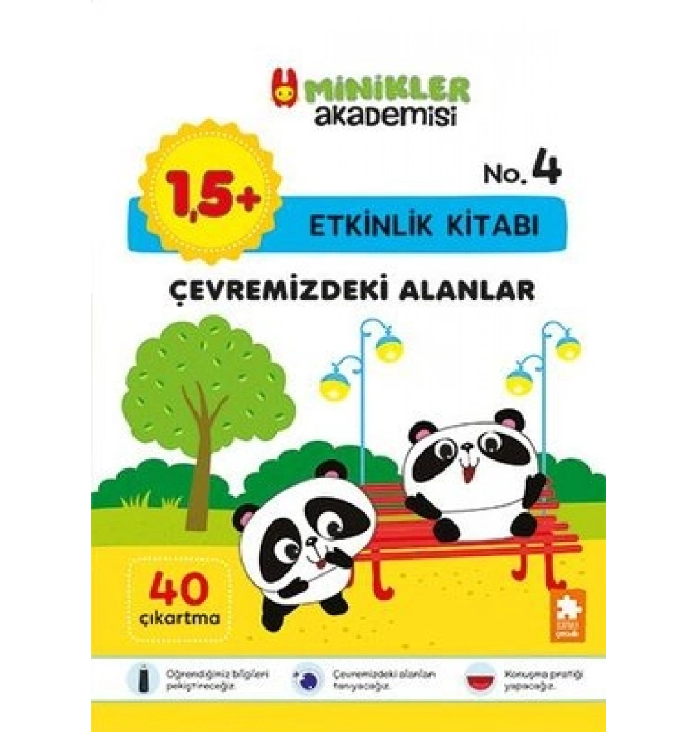Minikler Çevremizdeki Alanlar Etkinlik kitabı no-4 Eksikparça