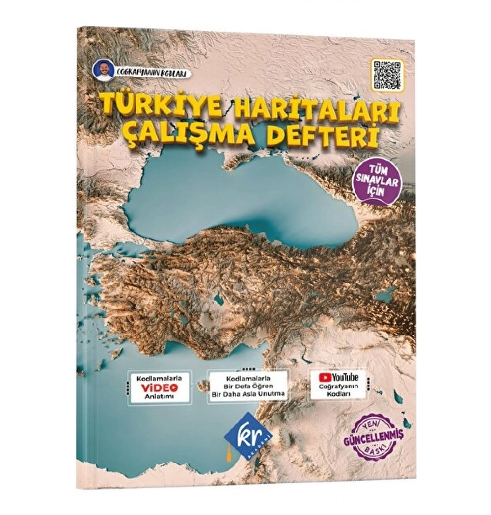 Kr Coğrafyanın Kodları Türkiye Haritaları Çalışma Defteri