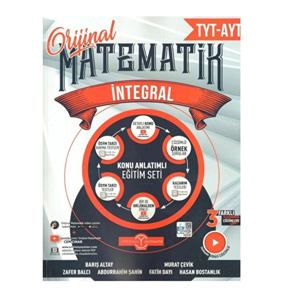 Orijinal Tyt Ayt Matematik İntegral