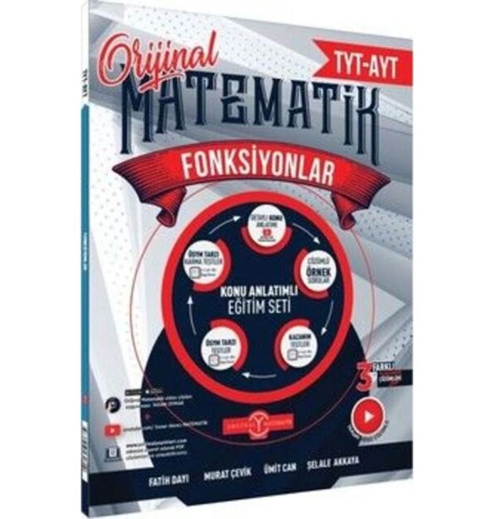 Orijinal Tyt Ayt Matematik Fonksiyonlar Konu Anlatımlı Eğitim Seti