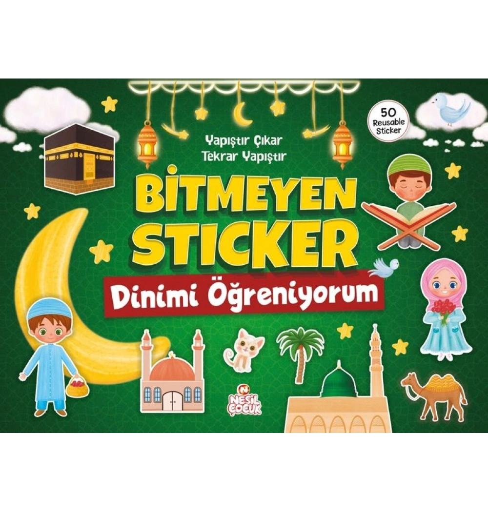 Bitmeyen Sticker Dinimi Öğreniyorum Nesil Çocuk