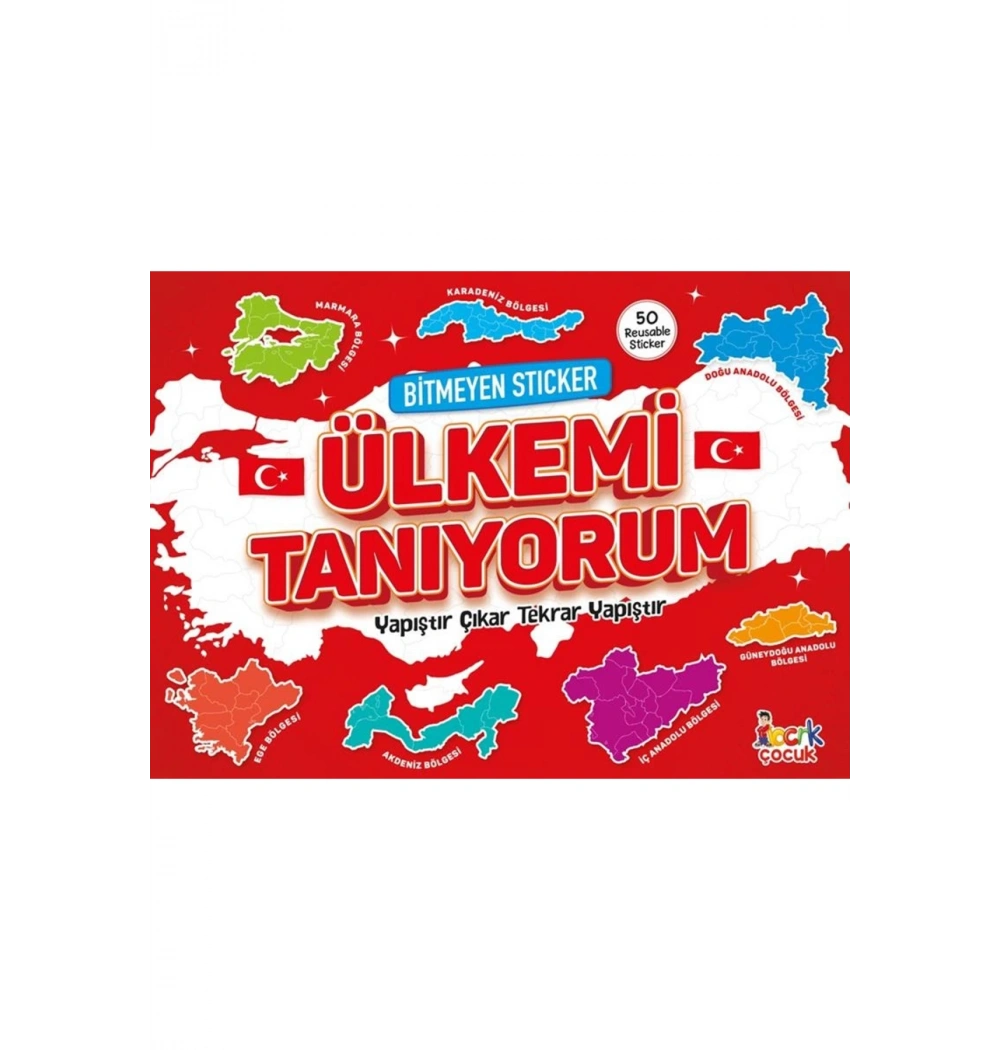 Bitmeyen Sticker Ülkeni Tanıyorum Nesil Çocuk