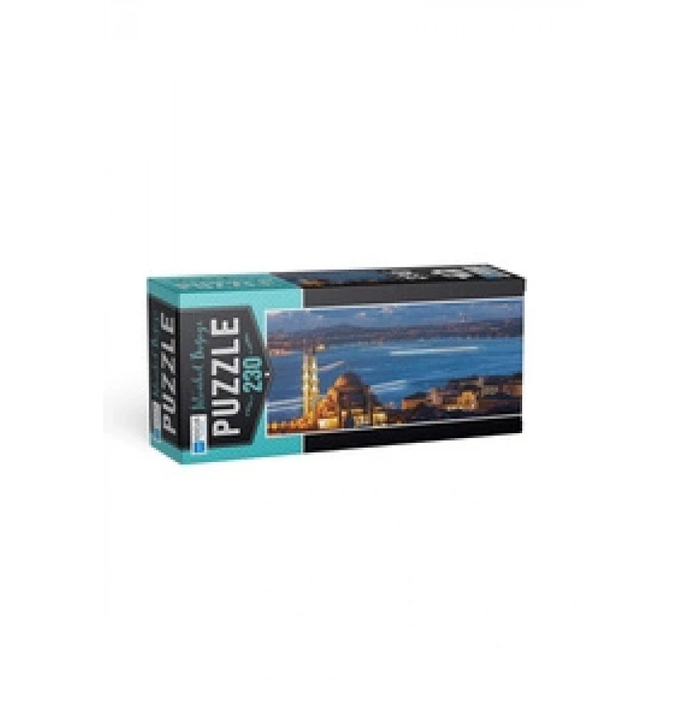 Blue Focus Kutulu 230 Parça Puzzle İstanbul Boğazı Mavi Lale