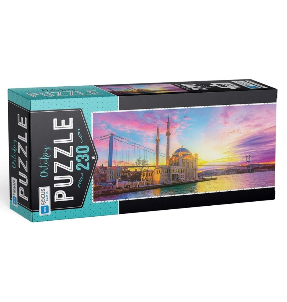 Blue Focus Kutulu 230 Parça Puzzle Ortaköy Mavi Lale