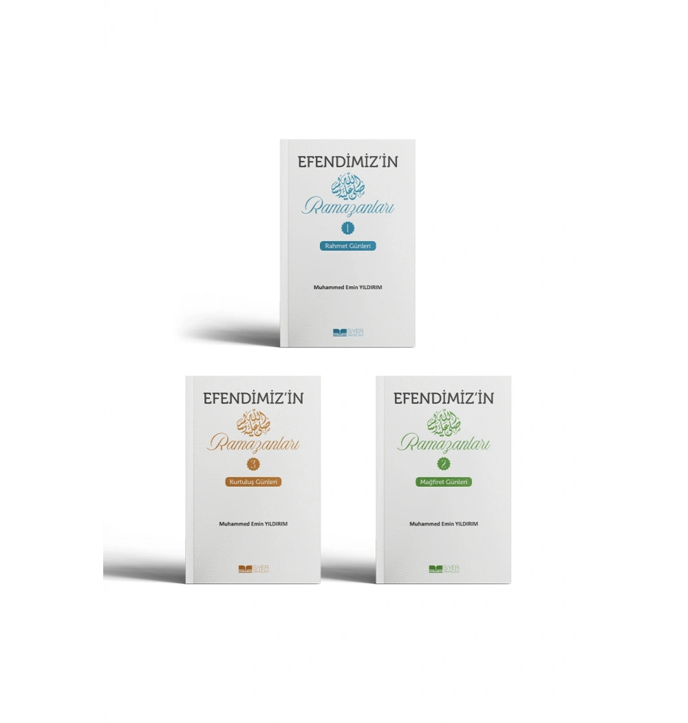 Efendimizin Ramazanları 3 Kitap Set M.Emin Yıldırım Siyer Yayın