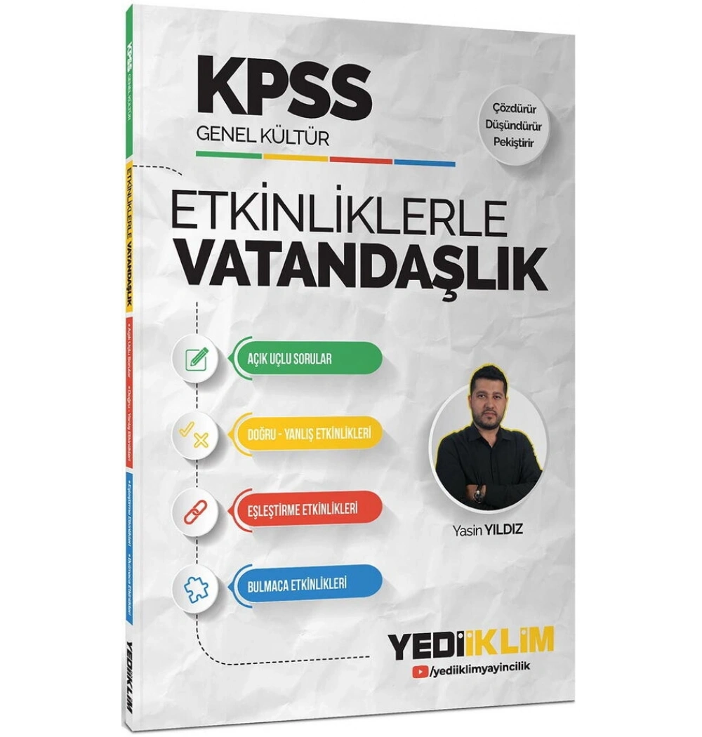 Kpss Gk Etkinliklerle Vatandaşlık Yasin Yıldız Yediiklim