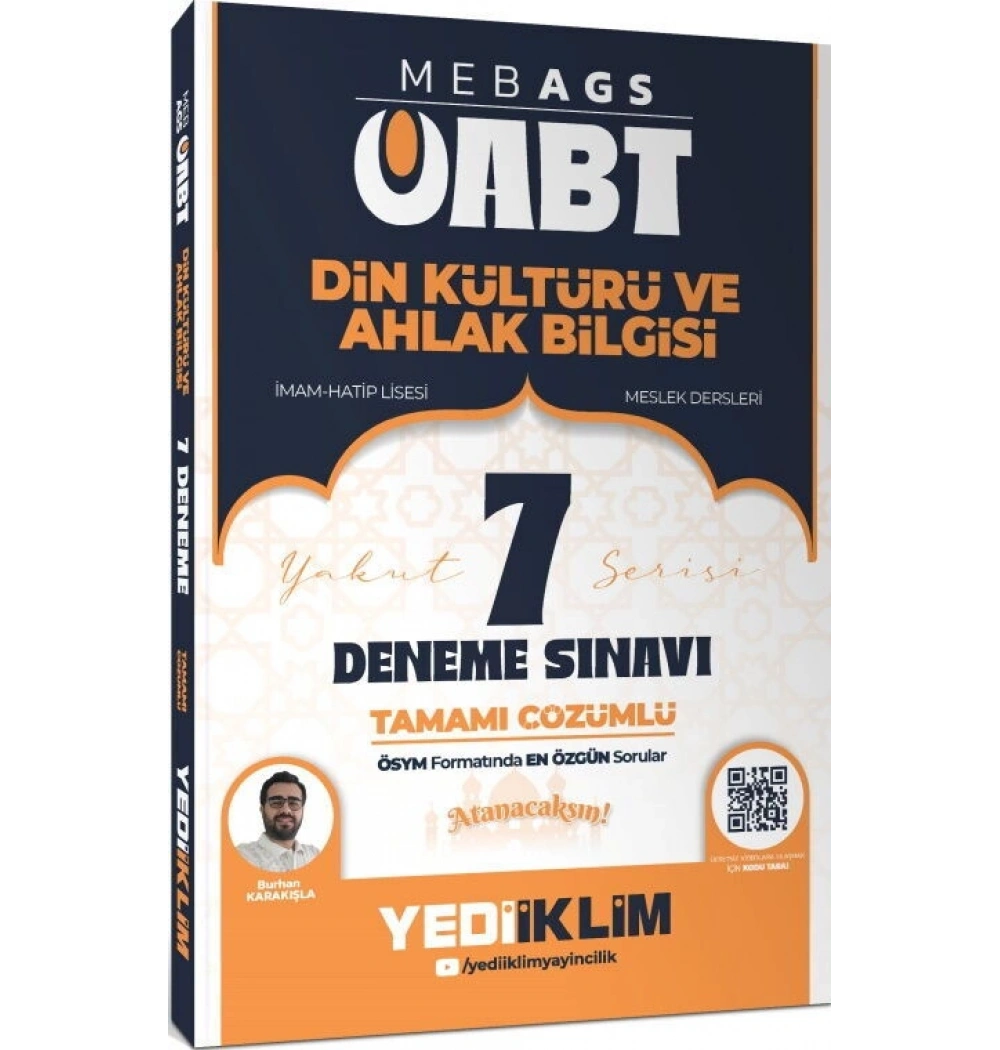 Meb Ags Öabt Din Kültürü Ahlak Bilgisi 7 Çözümlü Deneme Yediiklim