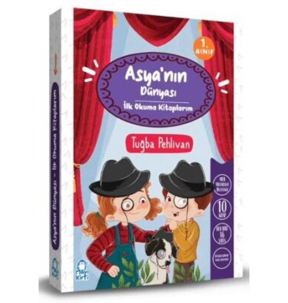 Asyanın Dünyası İlk Okuma Kitaplarım 10 Kitap 1.Sınıflara Tuğba Pehlivan Mavi Kirpi