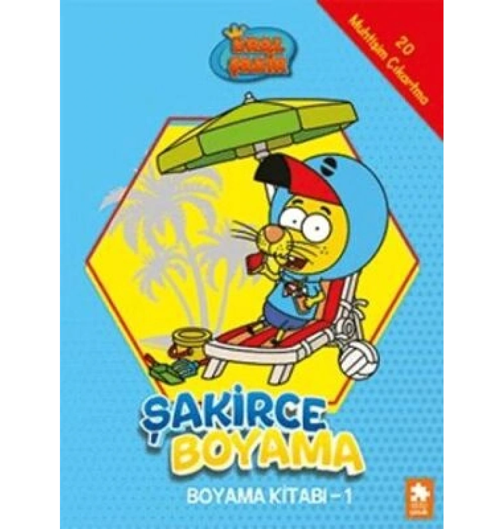 Kral Şakir Şakirce Boyama Kitabı -1 Eksikparça