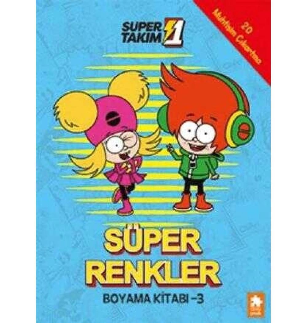 Süper Renkler Boyama Kitabı-3 Eksikparça