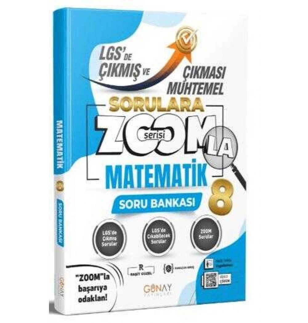 Günay 8.Sınıf Lgs Matematik Çıkması Muhtemel Soru Bankası Zoom Serisi