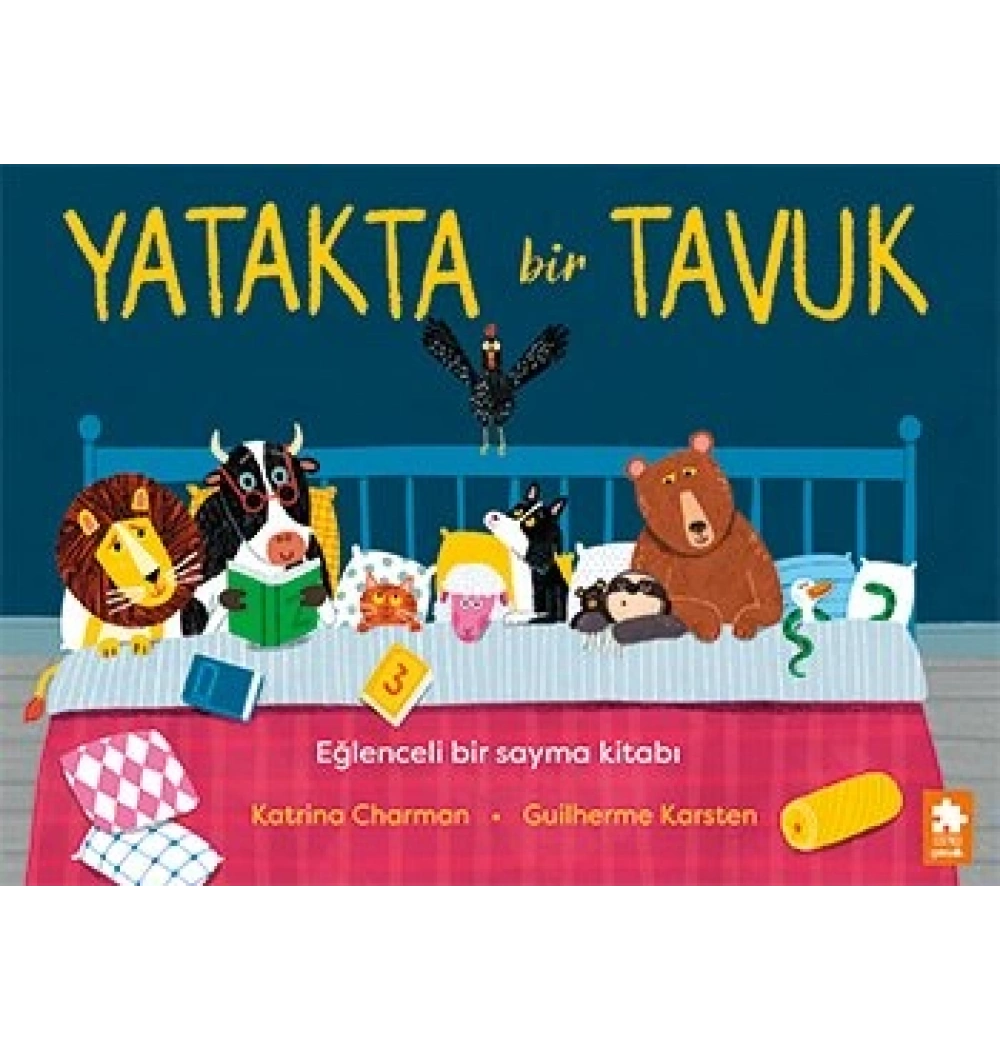 Yatakta Bir Tavuk Eğlenceli Sayma Kitabı Eksikparça