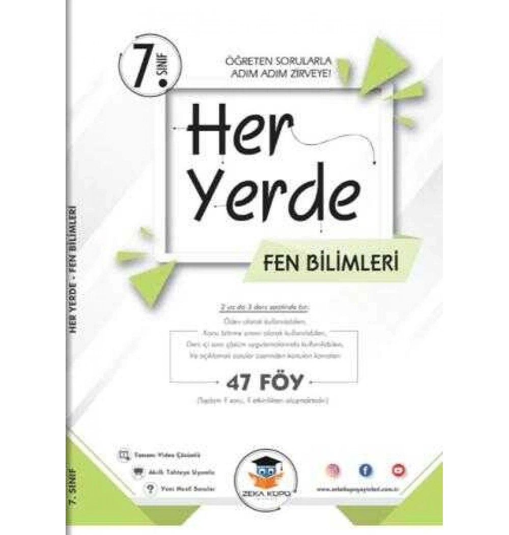 7.Sınıf Her Yerde Fen Bilimleri 47 Föy Zeka Küpü