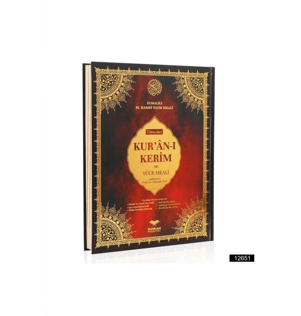 Furkan 12651 Rahle Boy 7 Özellikli Kuran-ı Kerim Meali