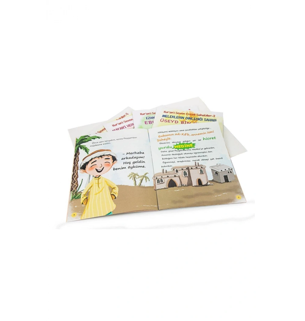 Kuranı Seven Çocuk Sahabiler 5 Li Set  Hatice Kübra Tongar    Hayy