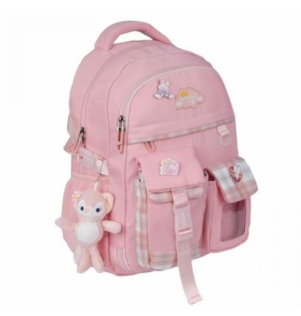 Lux Simli İlkokul Çantası 3 Bölmeli Takım Eko  1378 Özkara Çanta