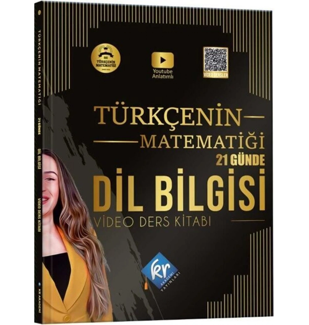 Türkçenin Matematiği 21 Günde Dilbilgisi Video Ders Kitabı Kr Akademi