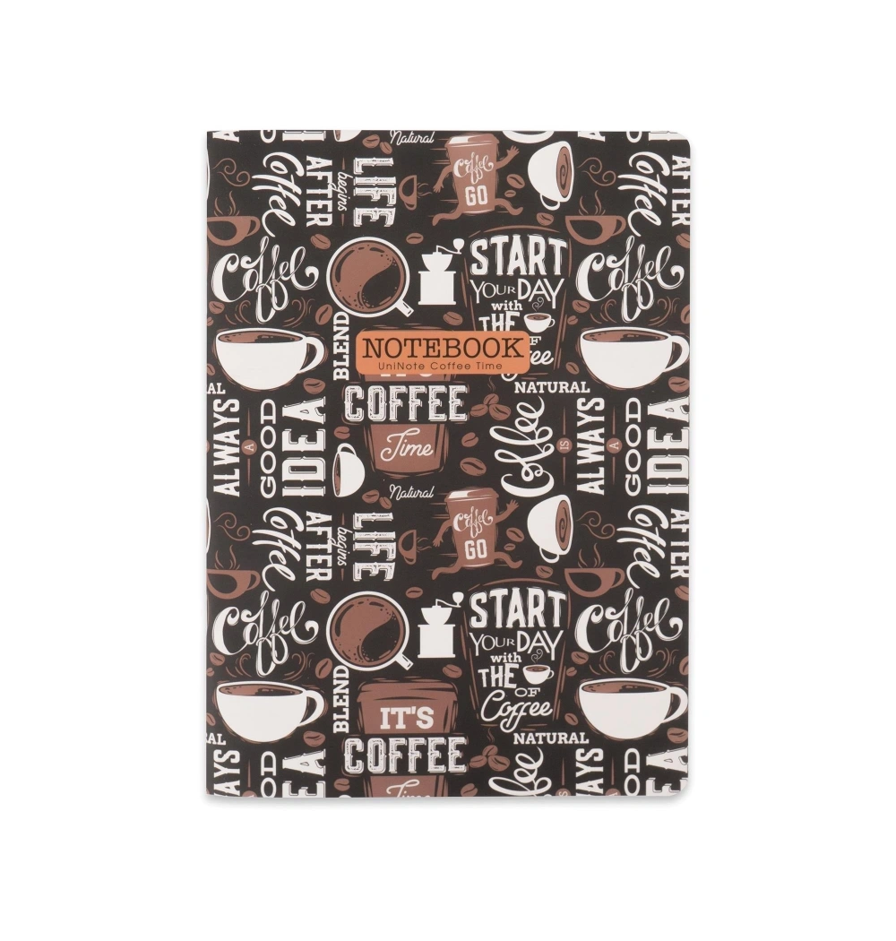 Keskin Color 18,5*26 58Yp Kareli Tel Dikiş Uninote Coffee Time Defter