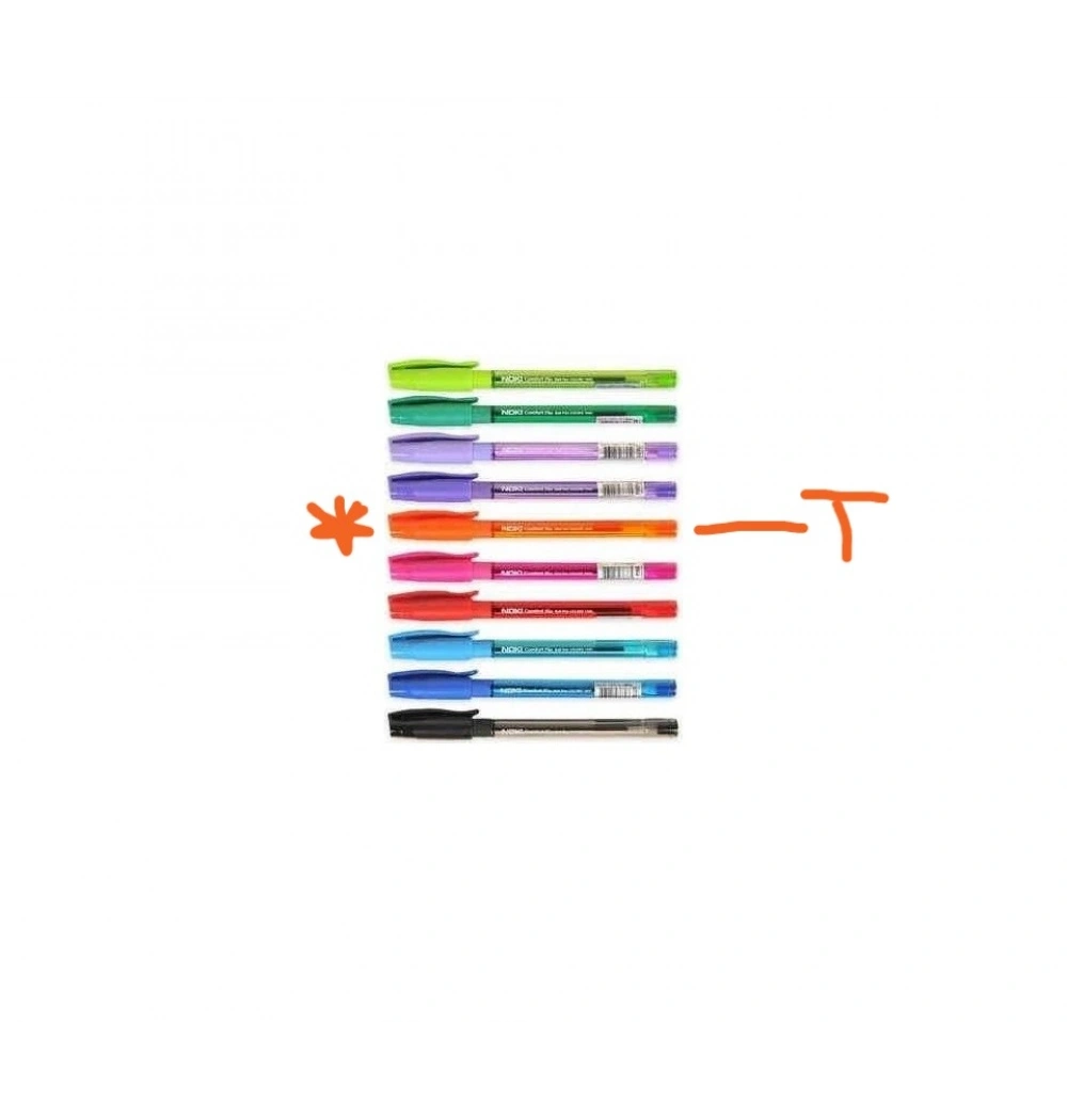 Noki Comfort Plus Tükenmez Kalem Turuncu Kod:Cpbpc