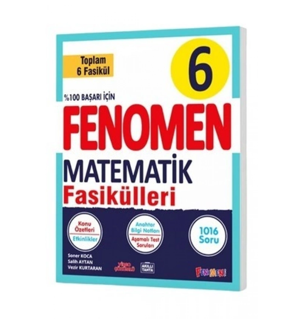 Fenomen 6.Sınıf Matematik Fasikülleri 6 Kitap Set
