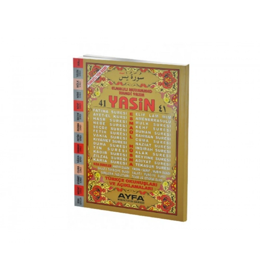 Ayfa 011 Yasin Orta Boy Fihristli Üçlü