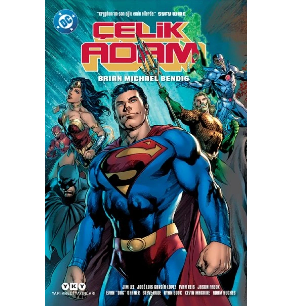 Superman Çelik Adam Renkli Resimli Yapı Kredi