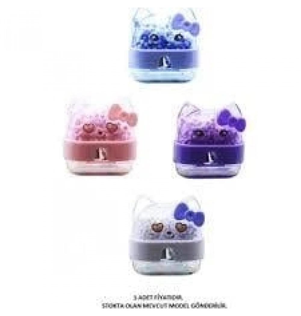 Mikro MK-4060-24 Kitty Cute Çift Bıçaklı Kalemtraş