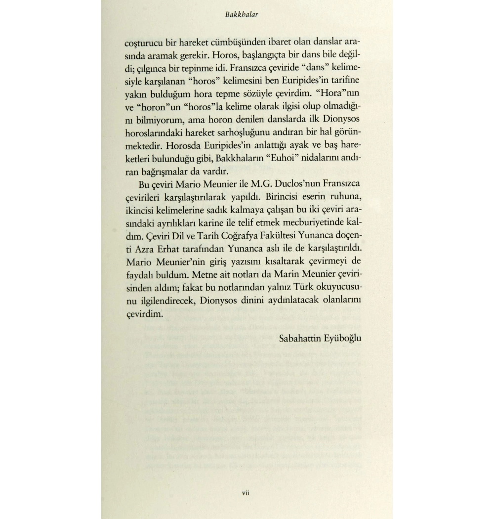 Bakkhalar  Euripides  İş Bankası